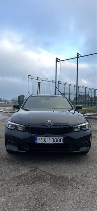 Bmw 318d G21 bezwypadkowe czarny sufit brązowe skóry super stan okazja