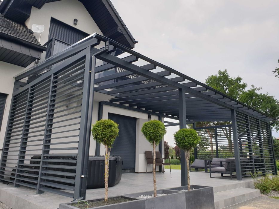 Zadaszenia-Drewno BSH-Aluminium