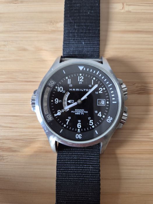 Relógio Hamilton Kaky Navy GMT