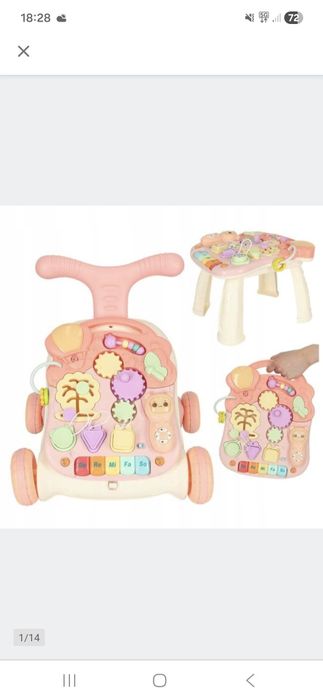 Interaktywny Pchacz, chodzik  3w1