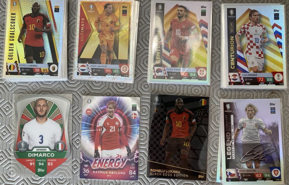 Cartas match attax euro 2024