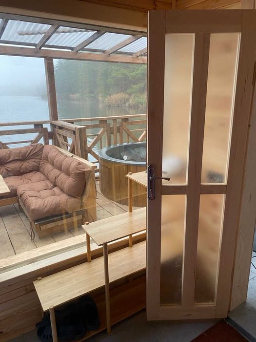 баня на дровах с дзакузи