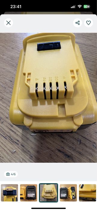 Bateria Dewalt AY18V20V Max XR 20V 8Ah - NOVO