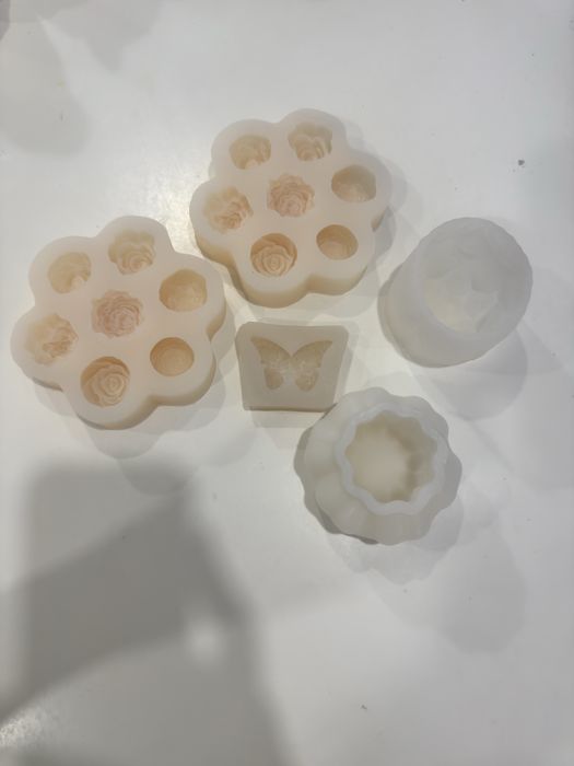 Lote de 5 moldes de silicona