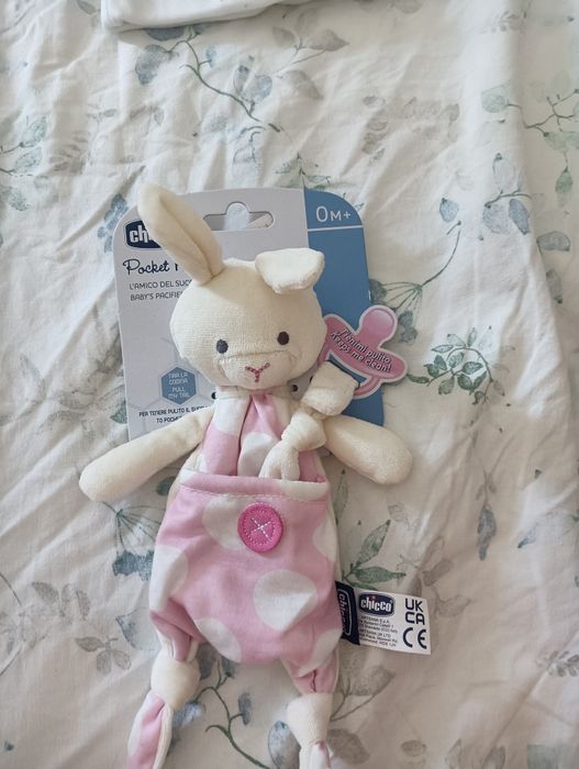 Prendedor de chupeta com peluche Chicco