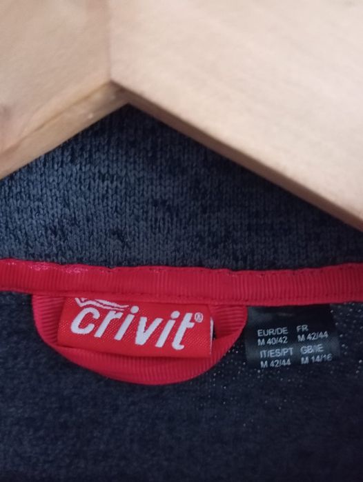 bluza polarowa marki Crivit szara r. M