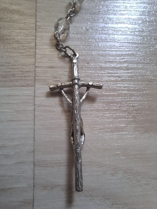 Różaniec z kryształkami