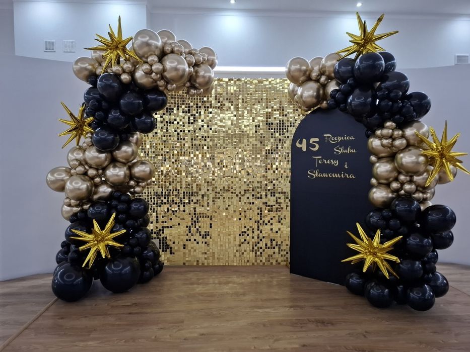 Dekoracje balonowe, ścianki okolicznościowe