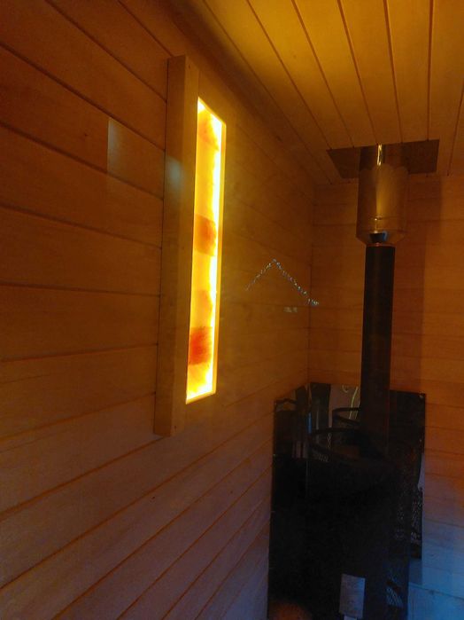 Sauna ogrodowa, domek 230x300 daszek. kompletna