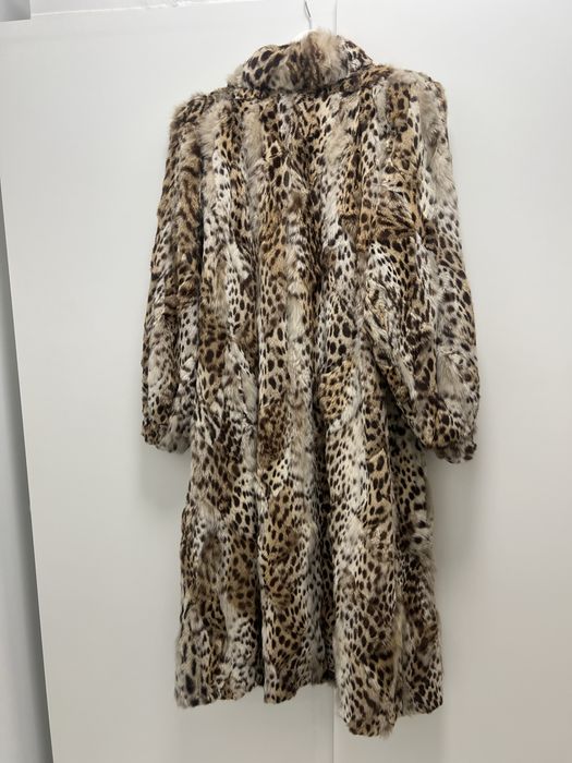 Długie futro vintage