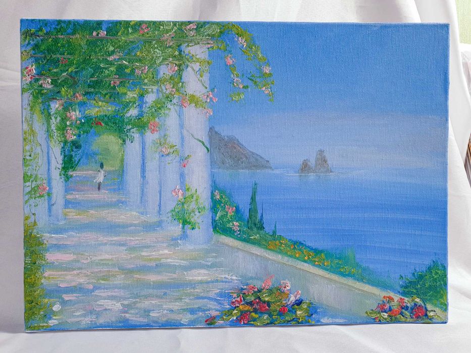 Картина холст масло пейзаж