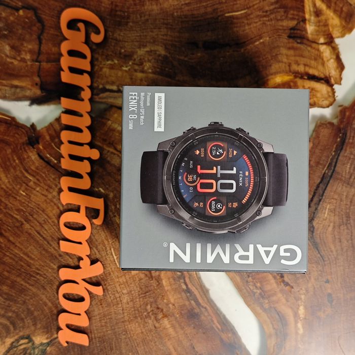 Garmin fenix 8 AMOLED (51 мм) Sapphire, DLC, titanium 010-02905-21
