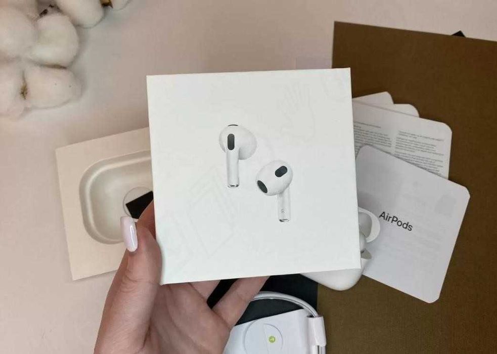 Навушники аірподс 3 Бездротові Airoha 1в1