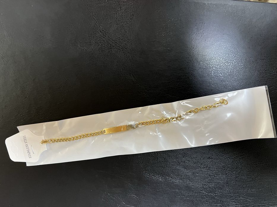 Pulseira banhada em ouro