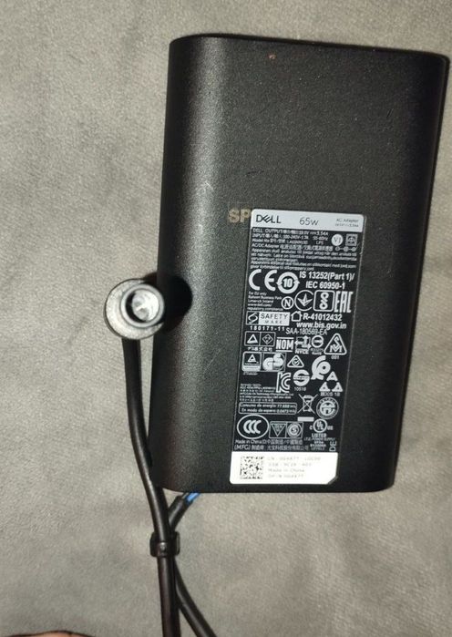 Оригінальна зарядка DELL, блок живлення  для ноутбука, 7.4 5.0 65w