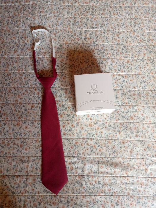 Краватка(галстук)бордового кольору.