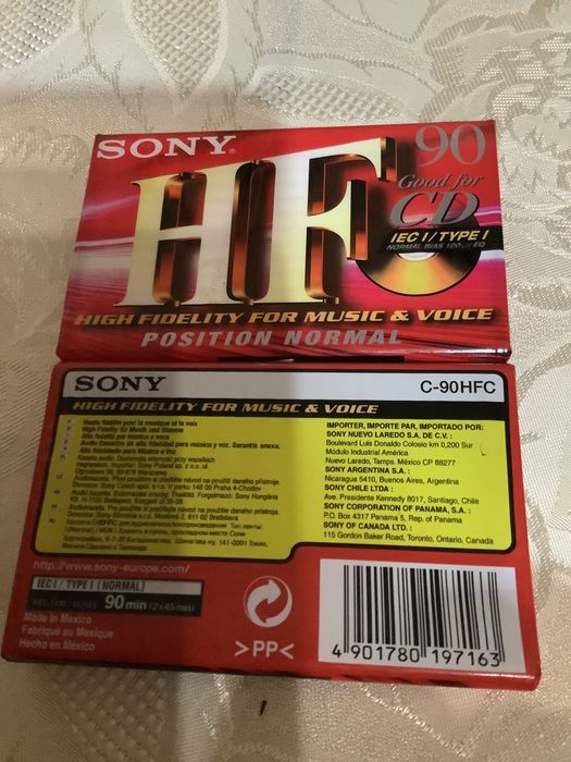 АудикассетыSony HF90