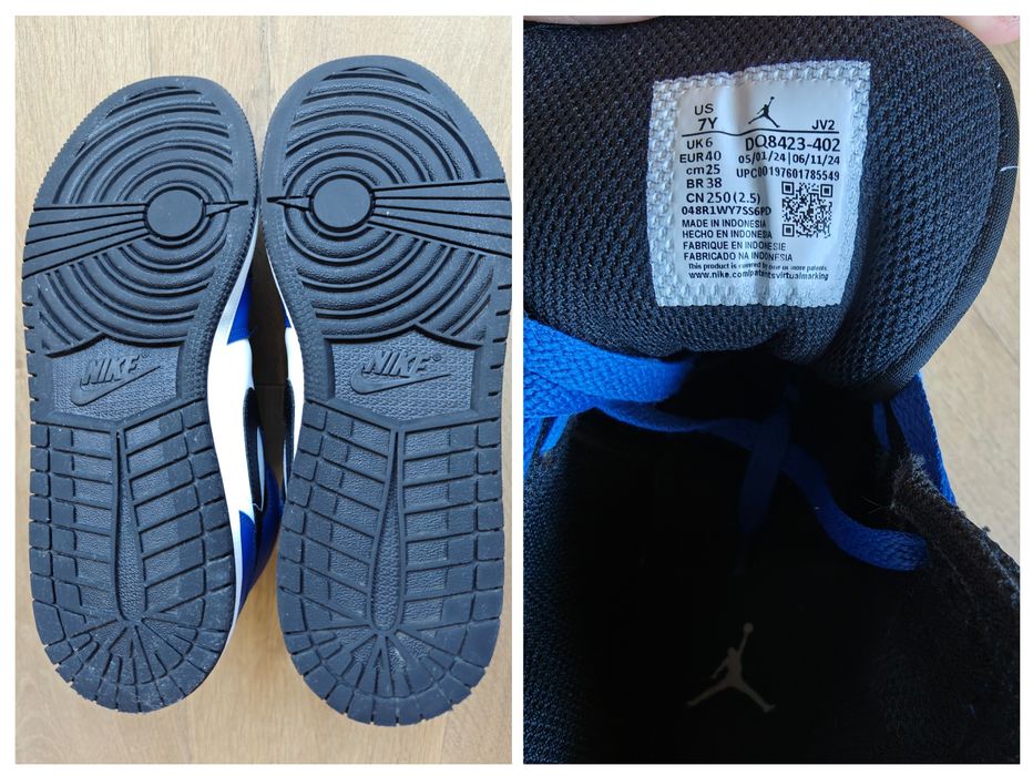 Nike Air Jordan 1 Mid Roz. 40, 25cm Buty dla dużych dzieci stan bdb