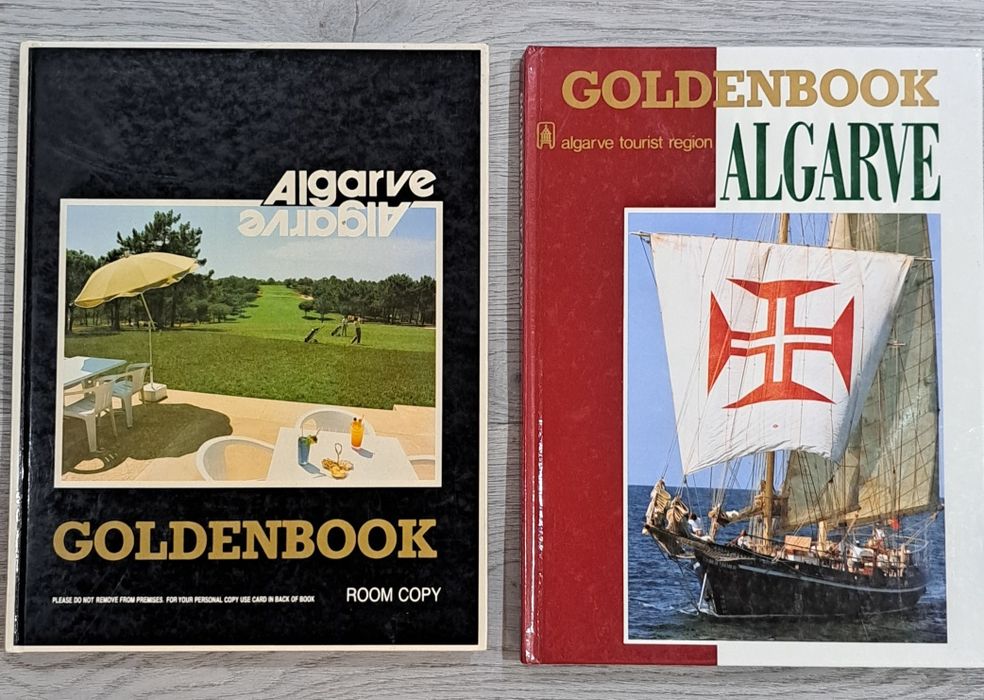 Livros "Goldenbook Algarve" (2 vol.)