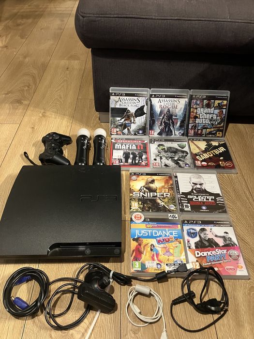 PS3, Move, GTA5, Assasin itp