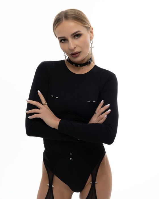 Боді Daphne Long Sleeve Black  боді от від riksi