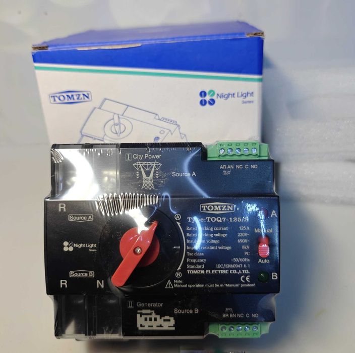 АВР TOMZN Night Light Series (TOQ7-125): Новый Стандарт Надежности