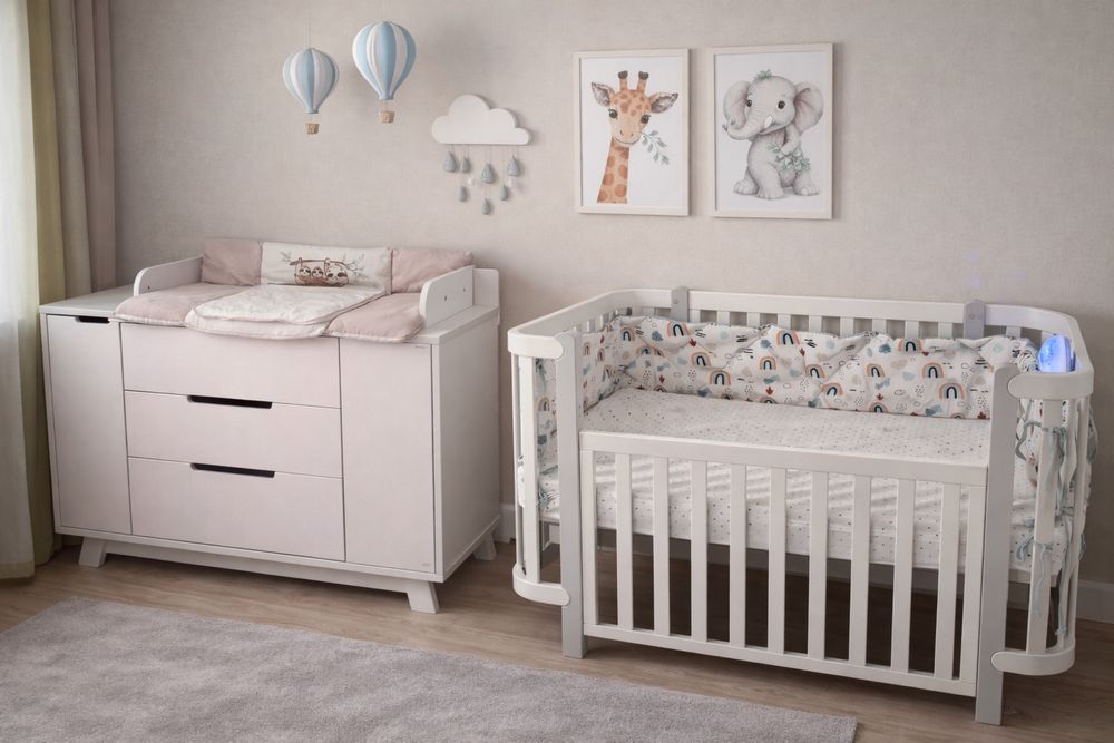 Дитяче ліжечко + матрац + комод Veres Верес (комплект)