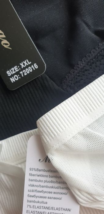 4×Damskie majtki figi w prążek 2XL