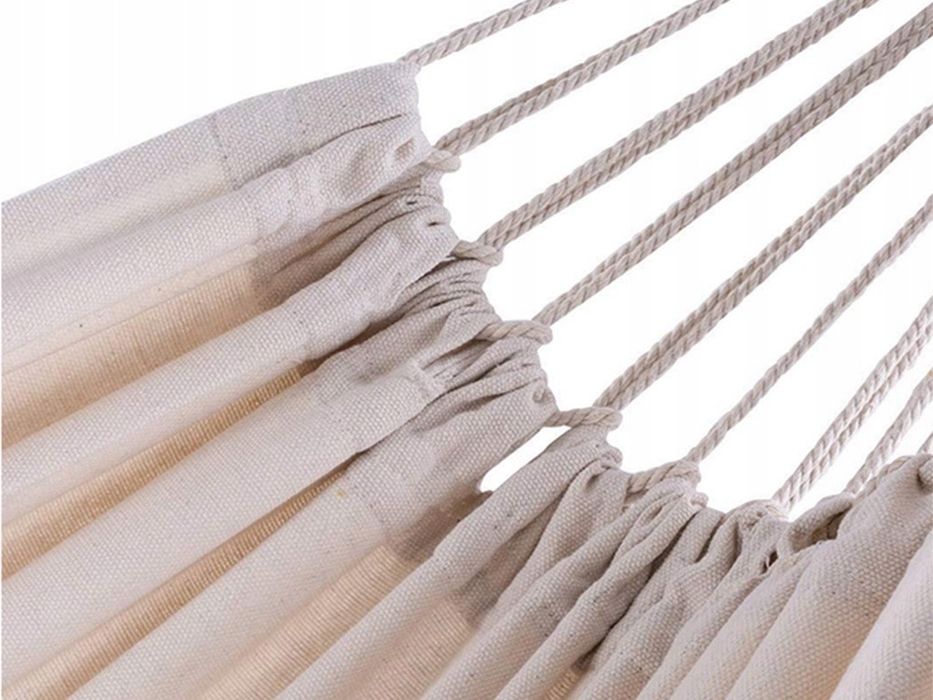 HAMAK FOTEL WISZĄCY ogrodowy beżowy duży