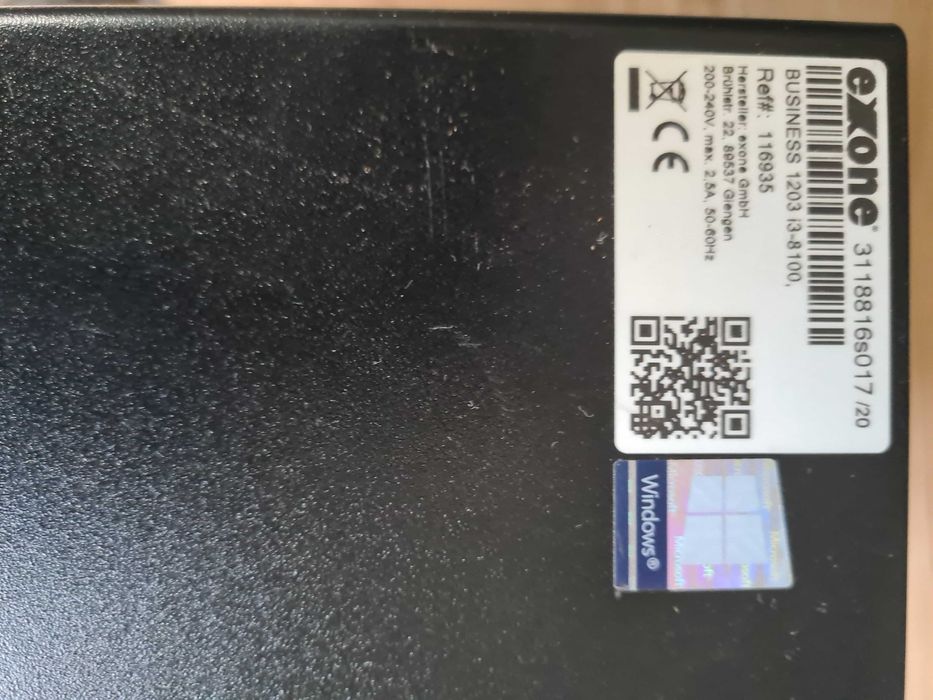 Komputer EXONE  intel i3-8100