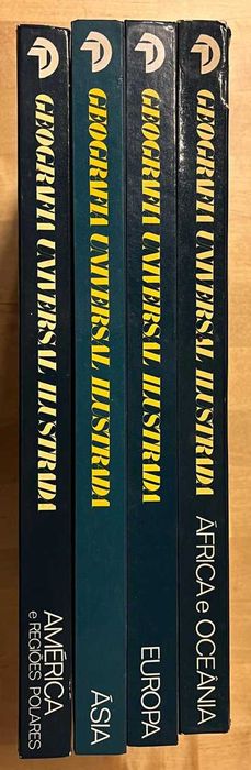 Geografia Universal Ilustrada - 4 Volumes