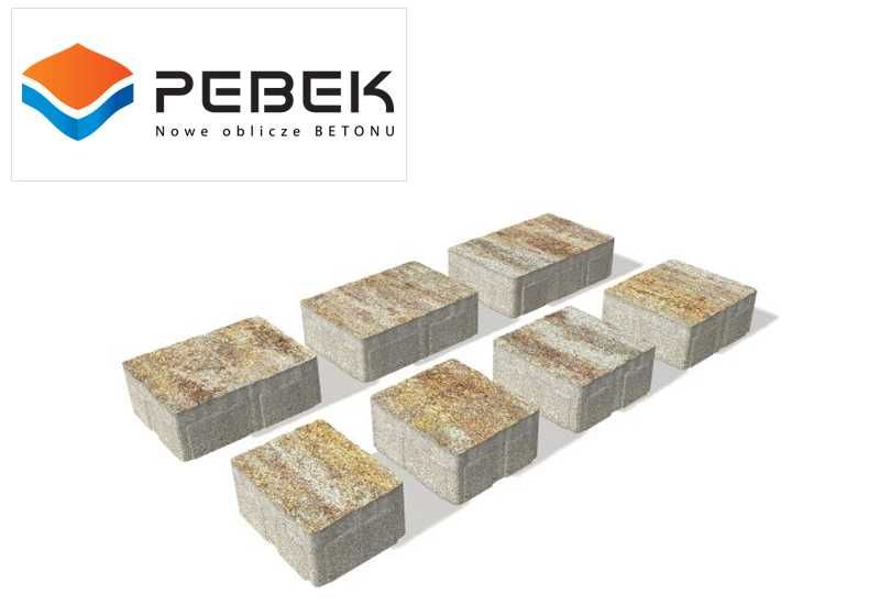 Kostka sudecka 6 cm słony karmel - 38,60 zł / m2