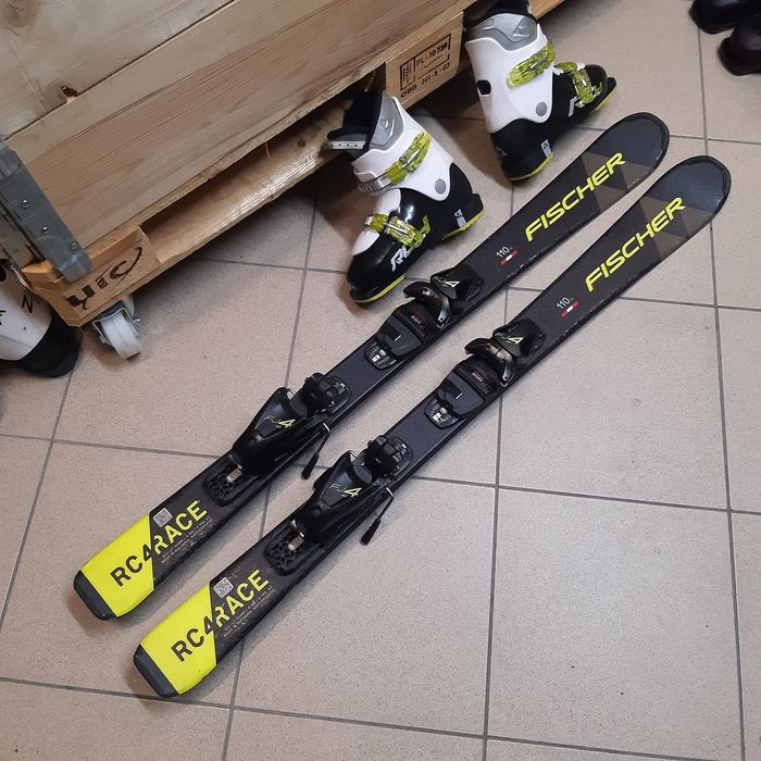 narty fischer 110cm+buty Fischer 33
