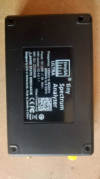 Tiny SA Ultra - Analisador de espectro RF