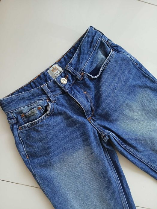 RIVER ISLAND jeansy dziury mom 36 S 34 XS
