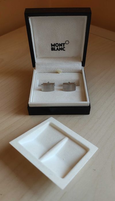 Montblanc MB6019 Elegance – spinki do mankietów + oryginalne pudełko