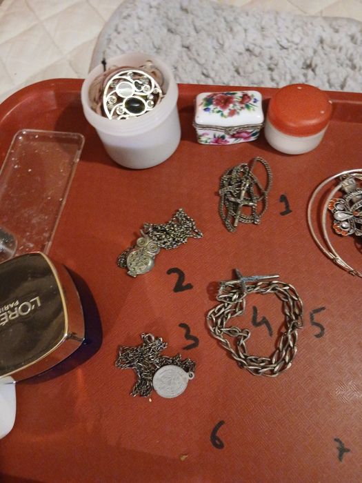 Fios e outros artigos em Prata de lei