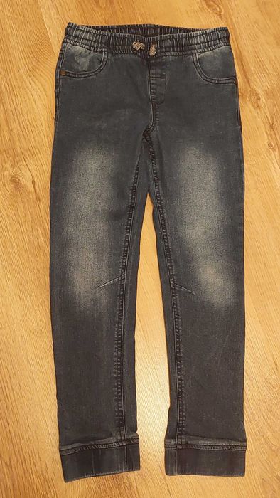 Spodnie jeansowe granatowe 134 dżinsy jeans chłopiec