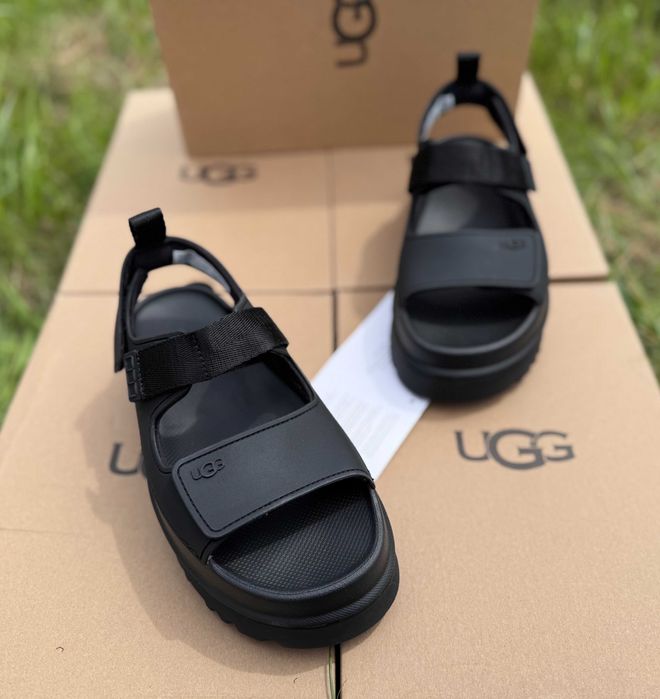 Босоножки/Босоніжки Ugg Goldenglow Sandals Black Оригінал /Угги Сандали /Угг/Уггі/Угі