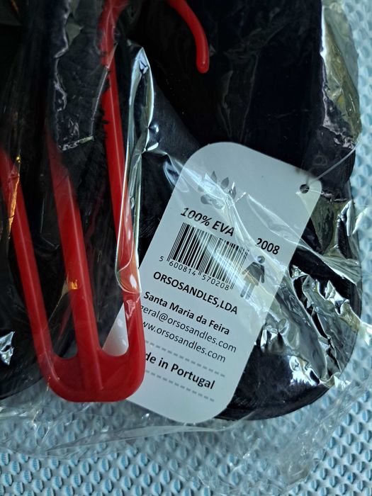 Crocs - Sandálias 100% eva - Orsosandles - Novas! - Tamanho 38 - Preto