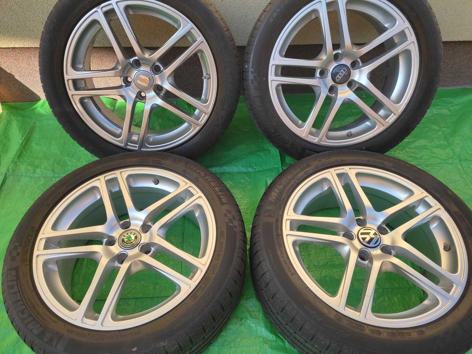 AUDI A3 A4 A5 A6 passat golf turan superb octavia seat altea toledo exeo koła felgi 18