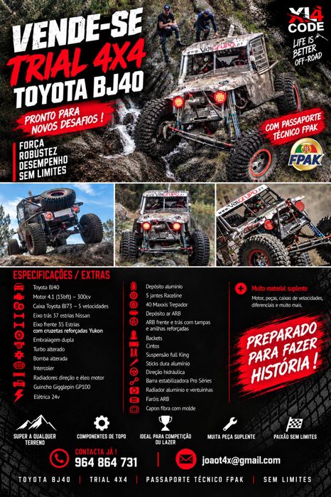 Toyota BJ40 Trial 4X4