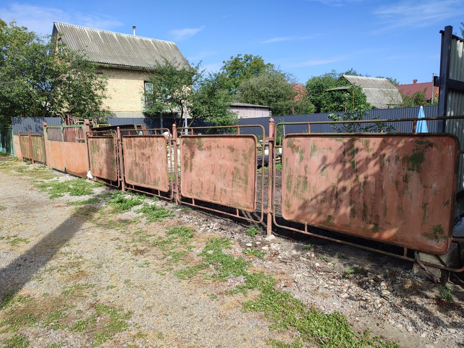 Забор металлический бу