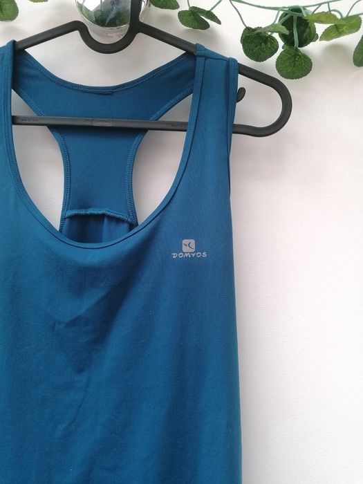 Top Desportivo Azul Petróleo