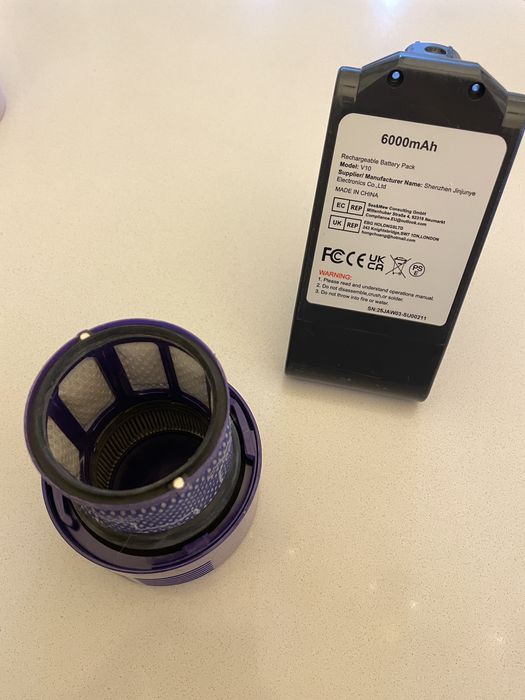 Bateria Dyson V10 , Filtro, Suporte Parede