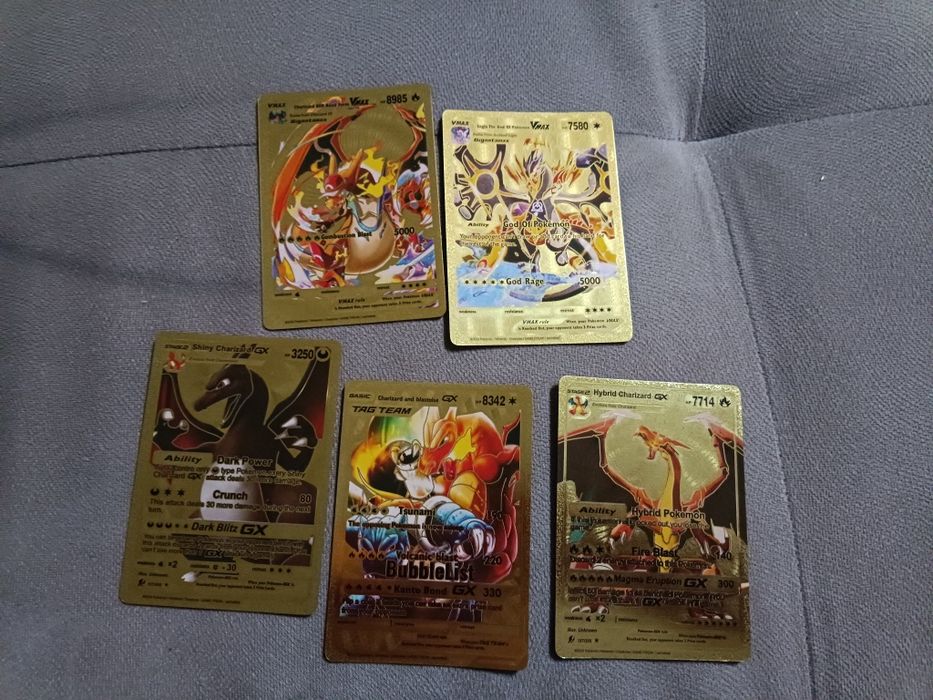 Золоті картки Покемон для колекціонерів за 360