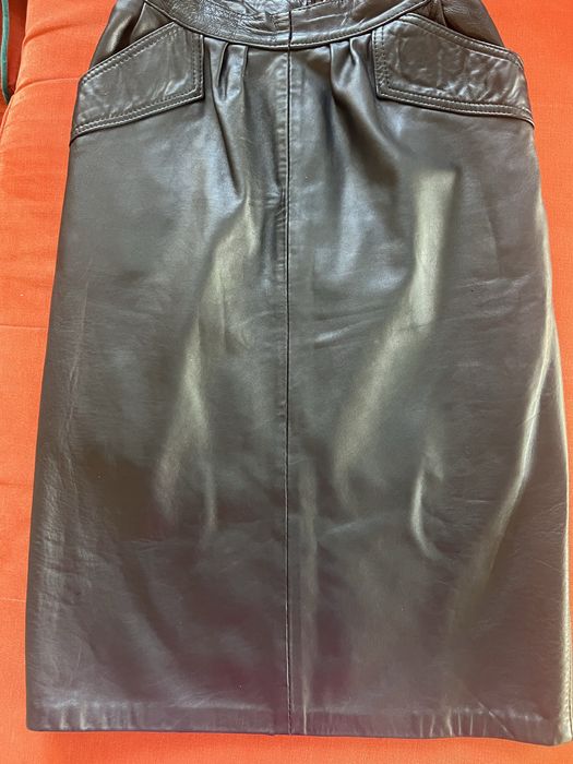 Skórzana spodnica