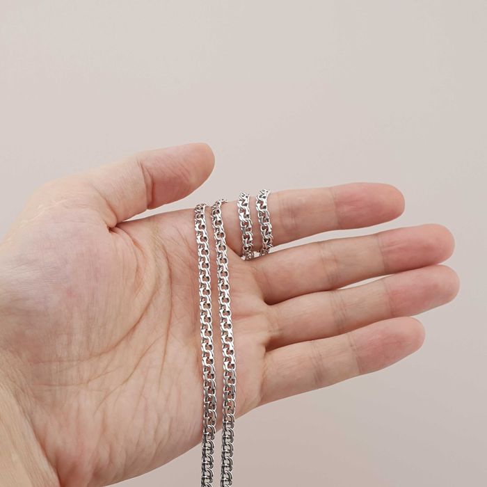 Чоловічий срібний ланцюжок Бісмарк. 925 проба, 13 грам Цепочка срібна