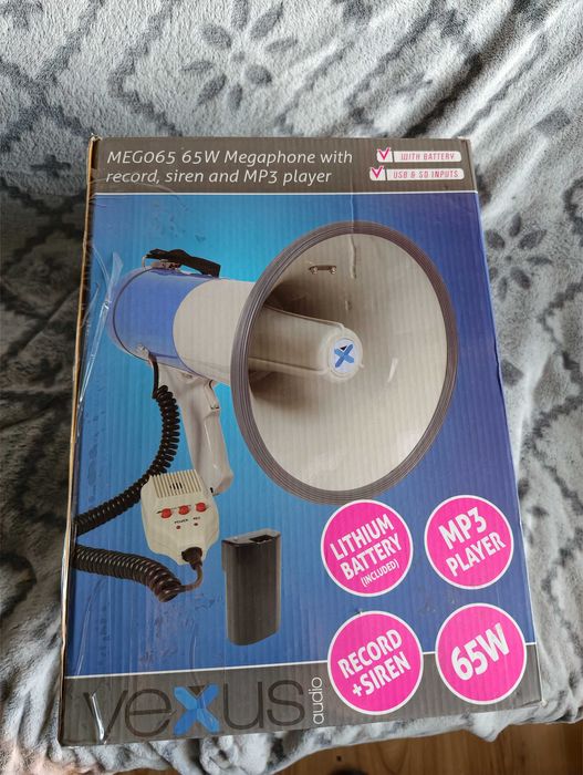 Megafon 65W VONYX usb mp3 aux