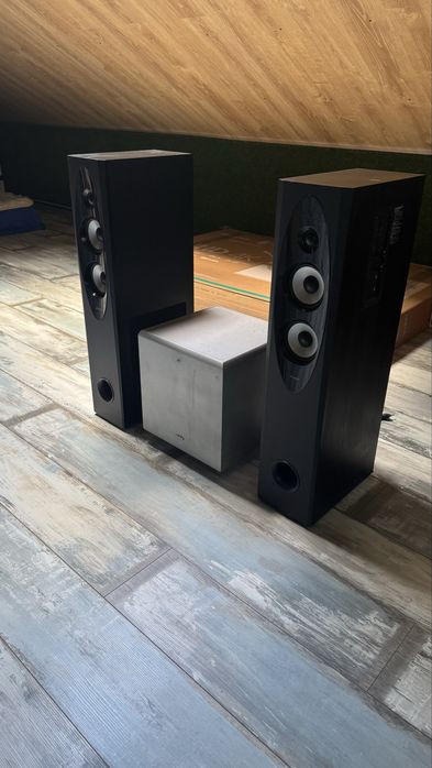 Акустика активная со встроеными сабами так же есть активный саб